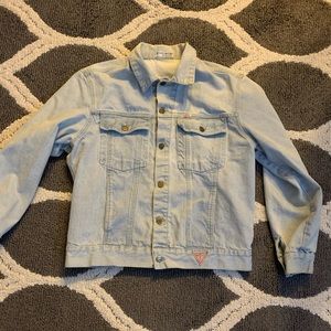 GUESS GEORGES MARCIANO Light Wash Denim JeanJacket